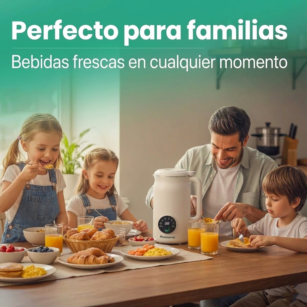 [-60% Pack Navideño] Purezamix – La Batidora Multifunción 8 en 1 de Leches Vegetales y Zumos
