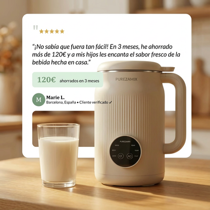 PureZamix - Máquina Multifunción 8 en 1 para Bebidas Vegetales Frescas