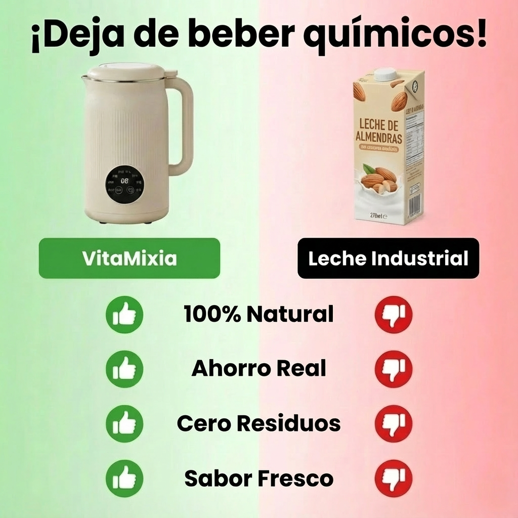 VitaMixia - Máquina Multifunción 8 en 1 para Bebidas Vegetales Frescas