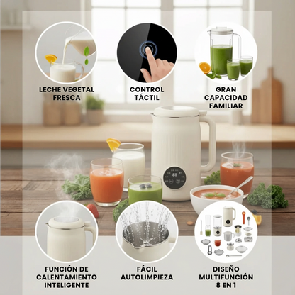 VitaMixia - Máquina Multifunción 8 en 1 para Bebidas Vegetales Frescas