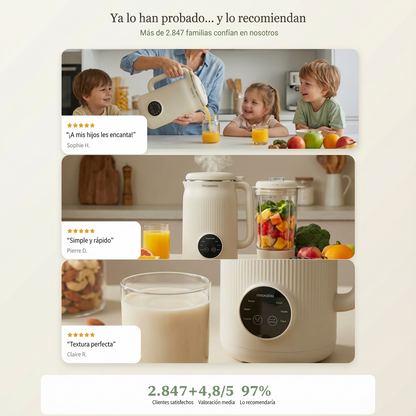 PureZamix - Máquina Multifunción 8 en 1 para Bebidas Vegetales Frescas